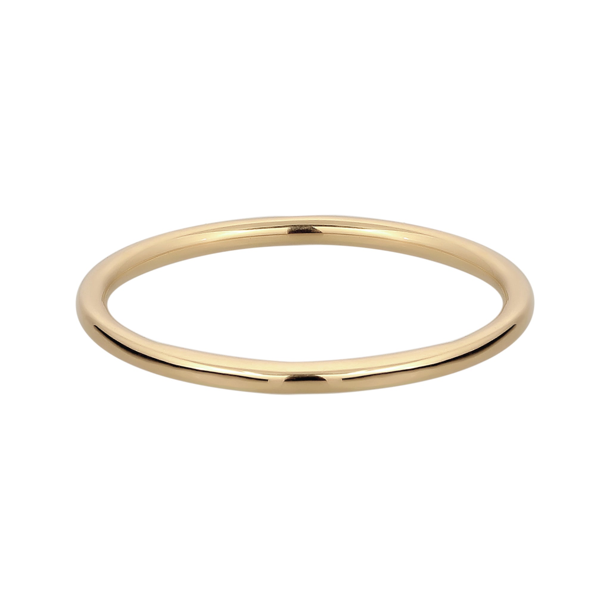 Gold - Elli PREMIUM | Bandring Unisex | 375 Gelbgold