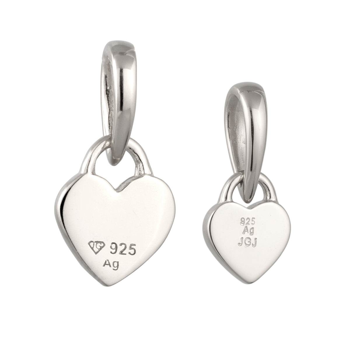 Silber - Elli | Anhänger Set Herz | 925 Sterling Silber