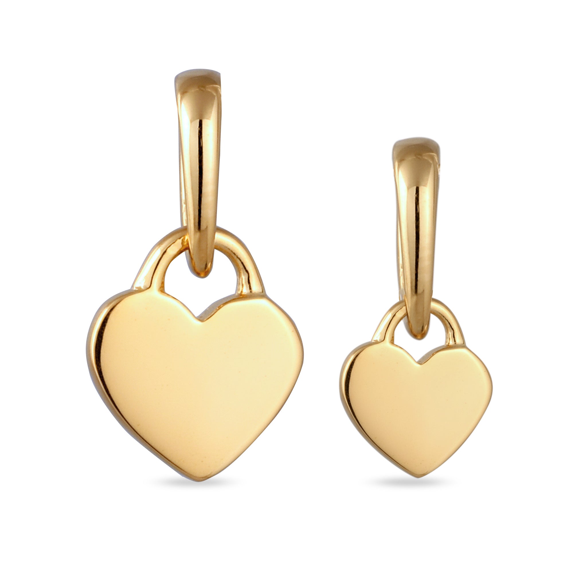 Gold - Elli | Anhänger Set Anhänger | 925 Sterling Silber vergoldet