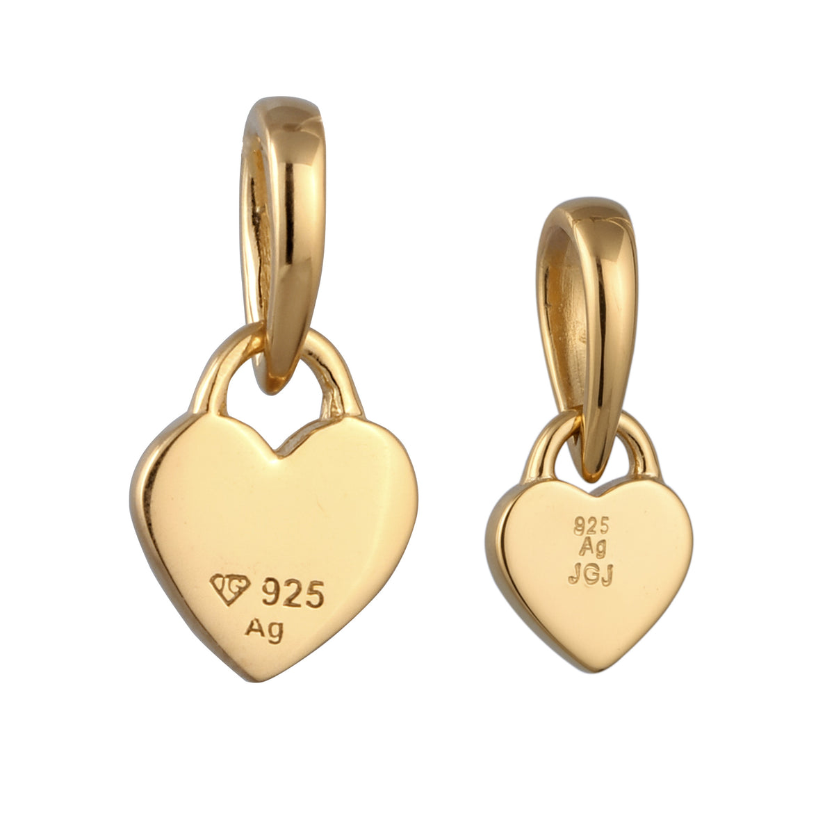 Gold - Elli | Anhänger Set Anhänger | 925 Sterling Silber vergoldet