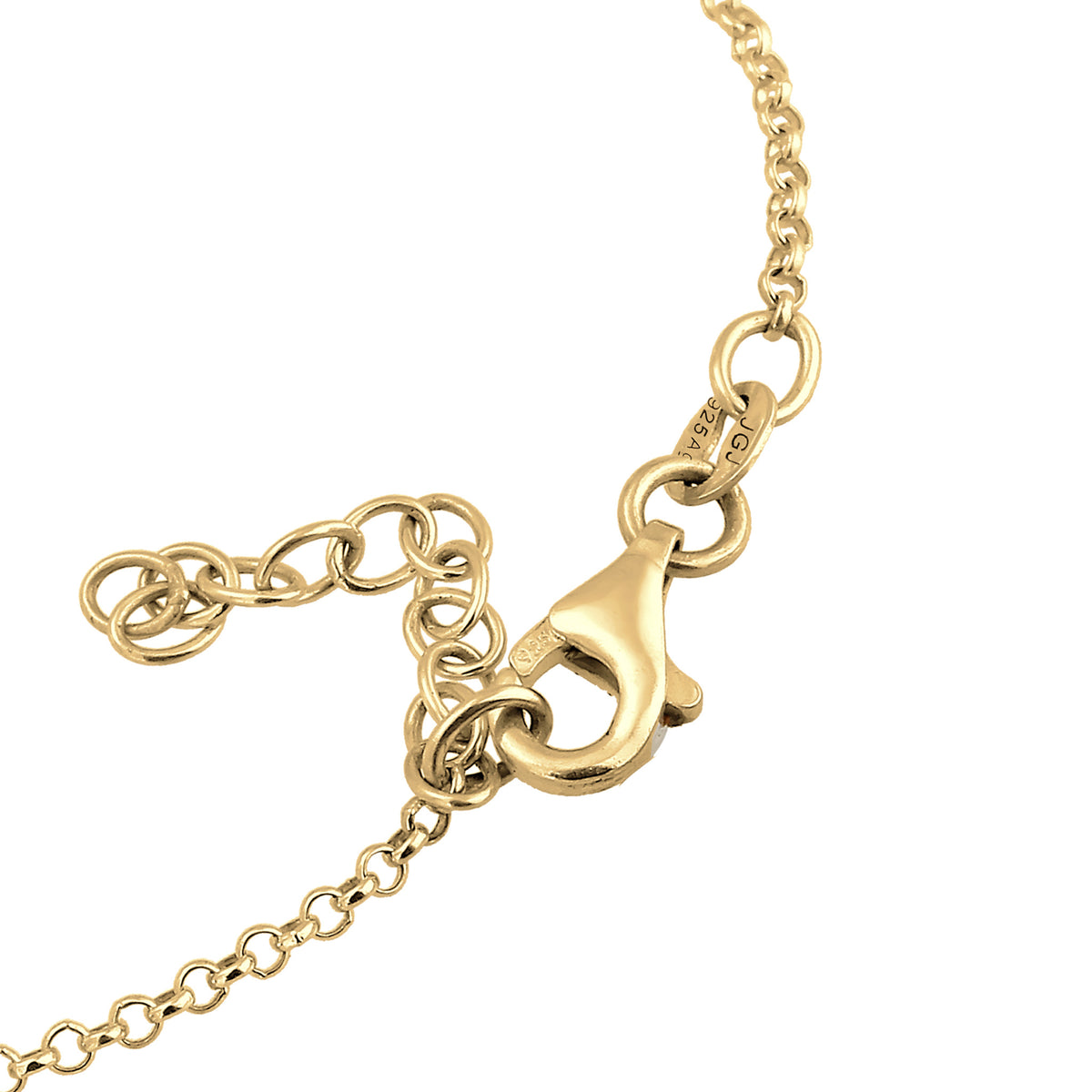 Gold - Elli | Armband | Mit Perlen von Swarovski® (Weiß) | 925 Sterling Silber