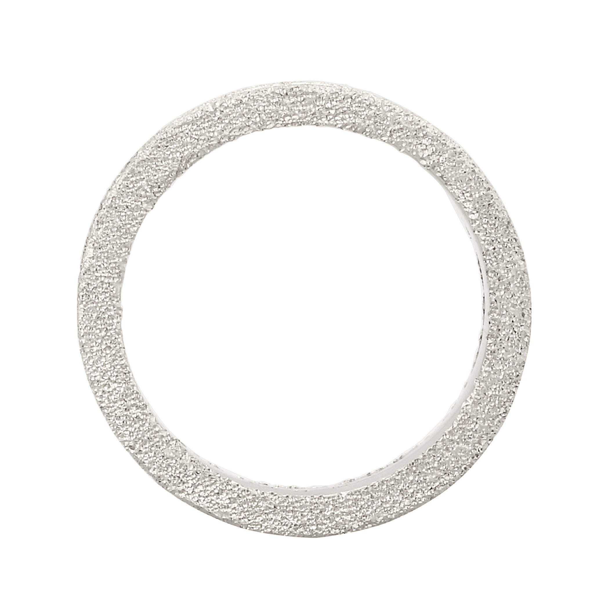 Silber - Elli | Bandring Stardust | Mit Kristallen von Swarovski®(Weiß) | 925 Sterling Silber