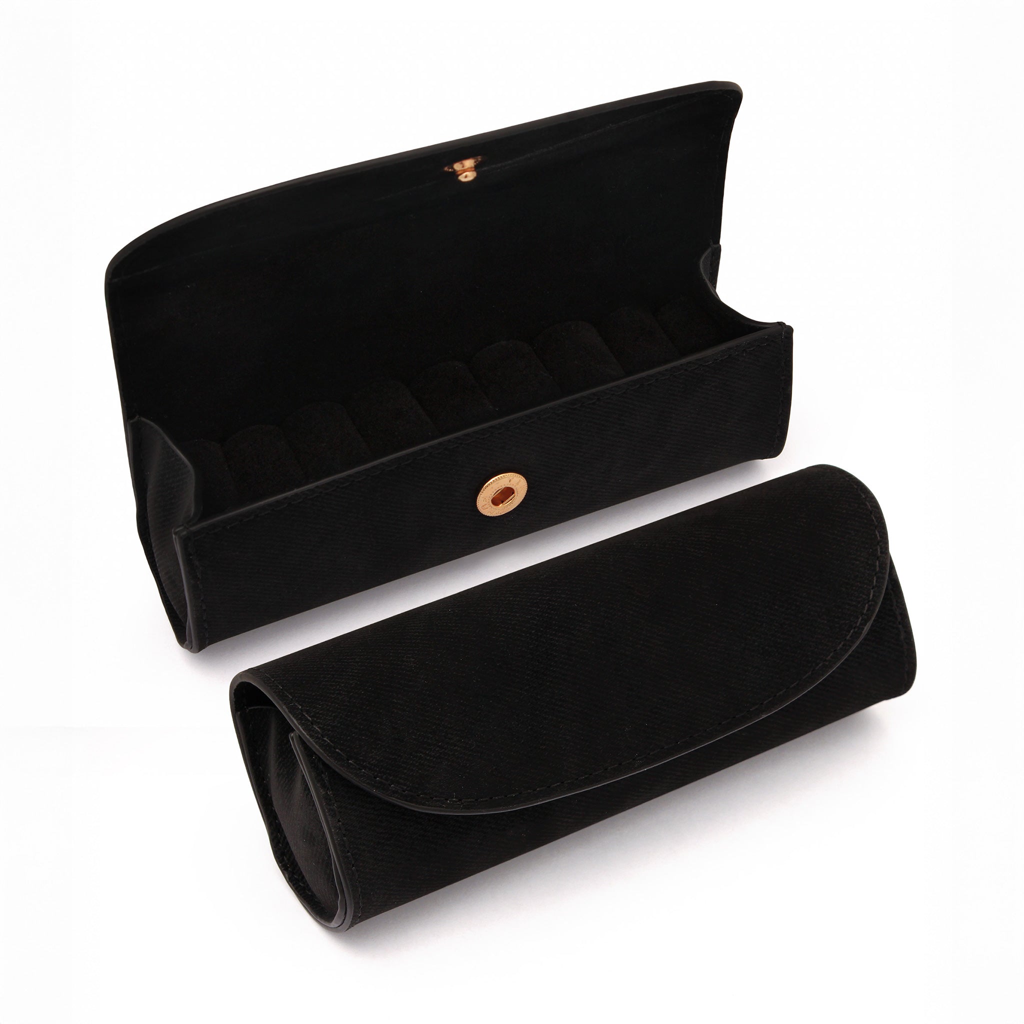 Schwarz - Elli | Schmuck-Reiseetui | Kunstleder (Schwarz)