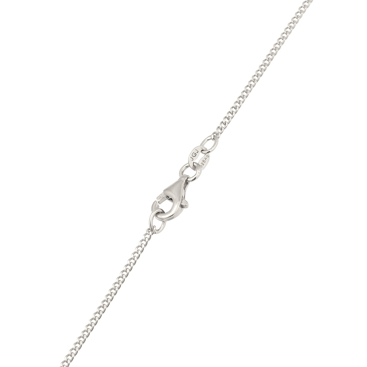 Silber - Elli | Halskette Kreuz | Mit Perlen von Swarovski® (Weiß) | 925 Sterling Silber