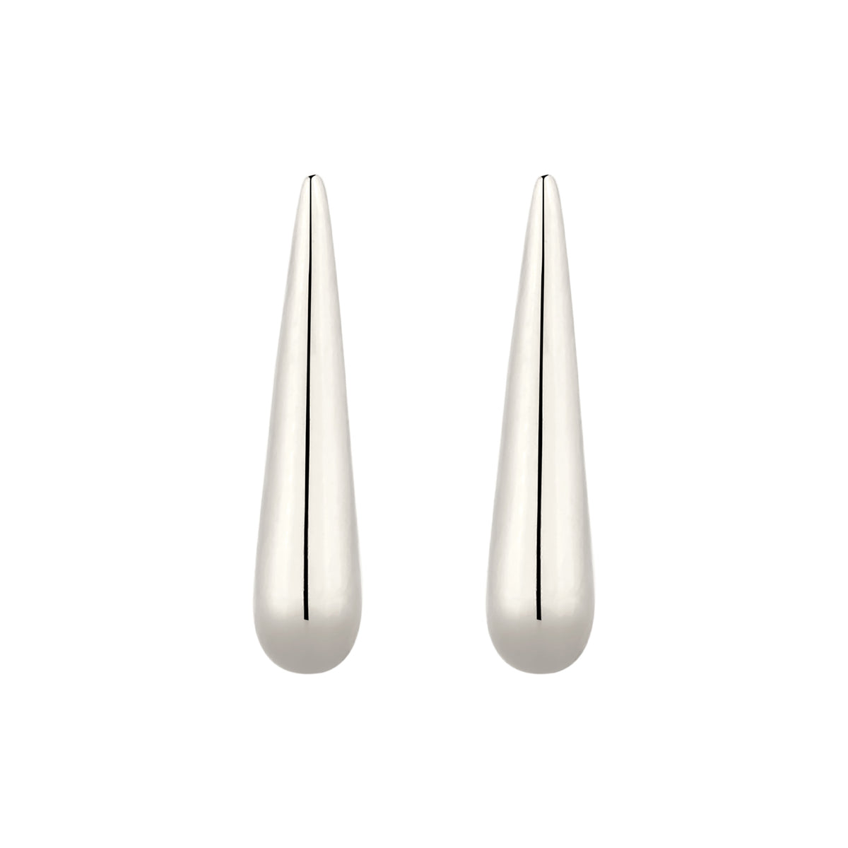 Silber - Elli | Ohrstecker Tropfen | 925 Sterling Silber