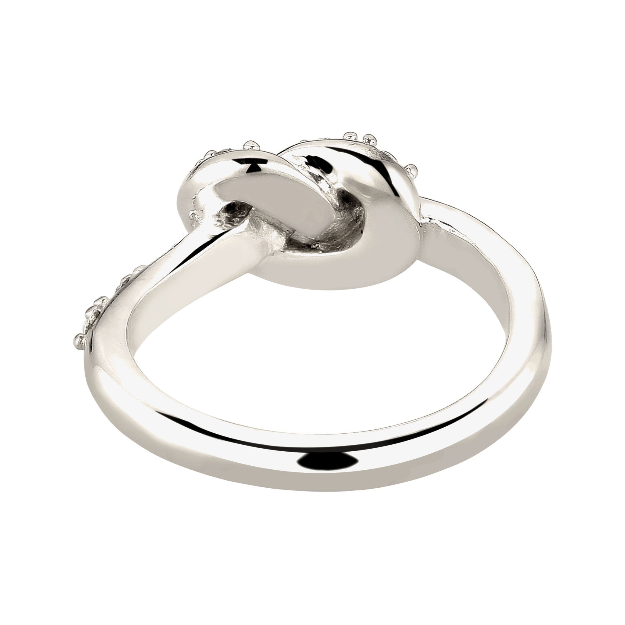 Silber - Elli | Knoten | mit Kristalle von Swarovski® (Grün, Blau) | 925 Sterling Silber