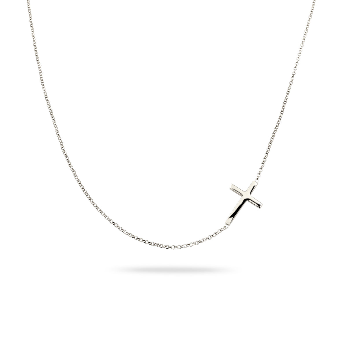 Silber - Elli | Halskette mit Kreuz | 925 Sterling Silber