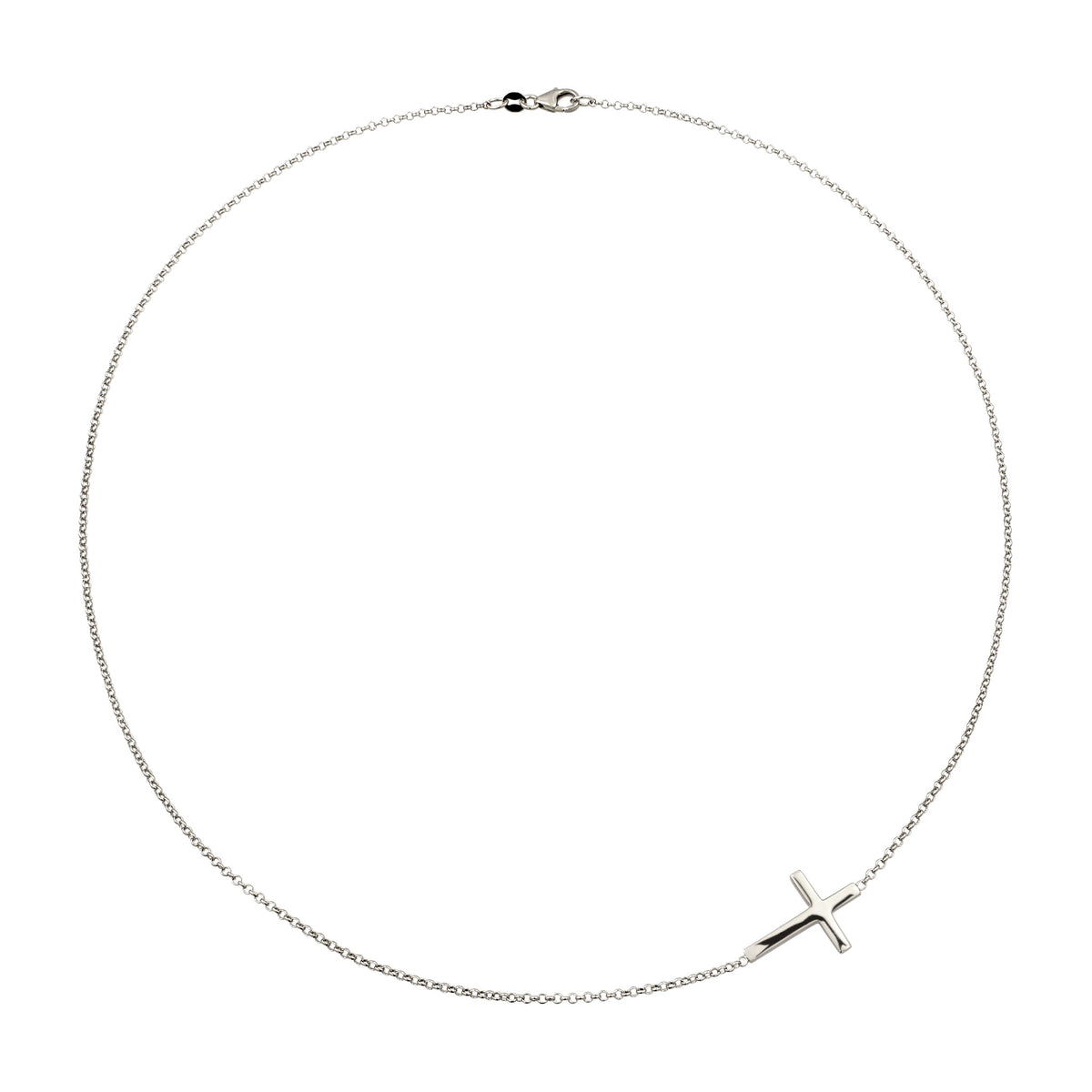 Silber - Elli | Halskette mit Kreuz | 925 Sterling Silber