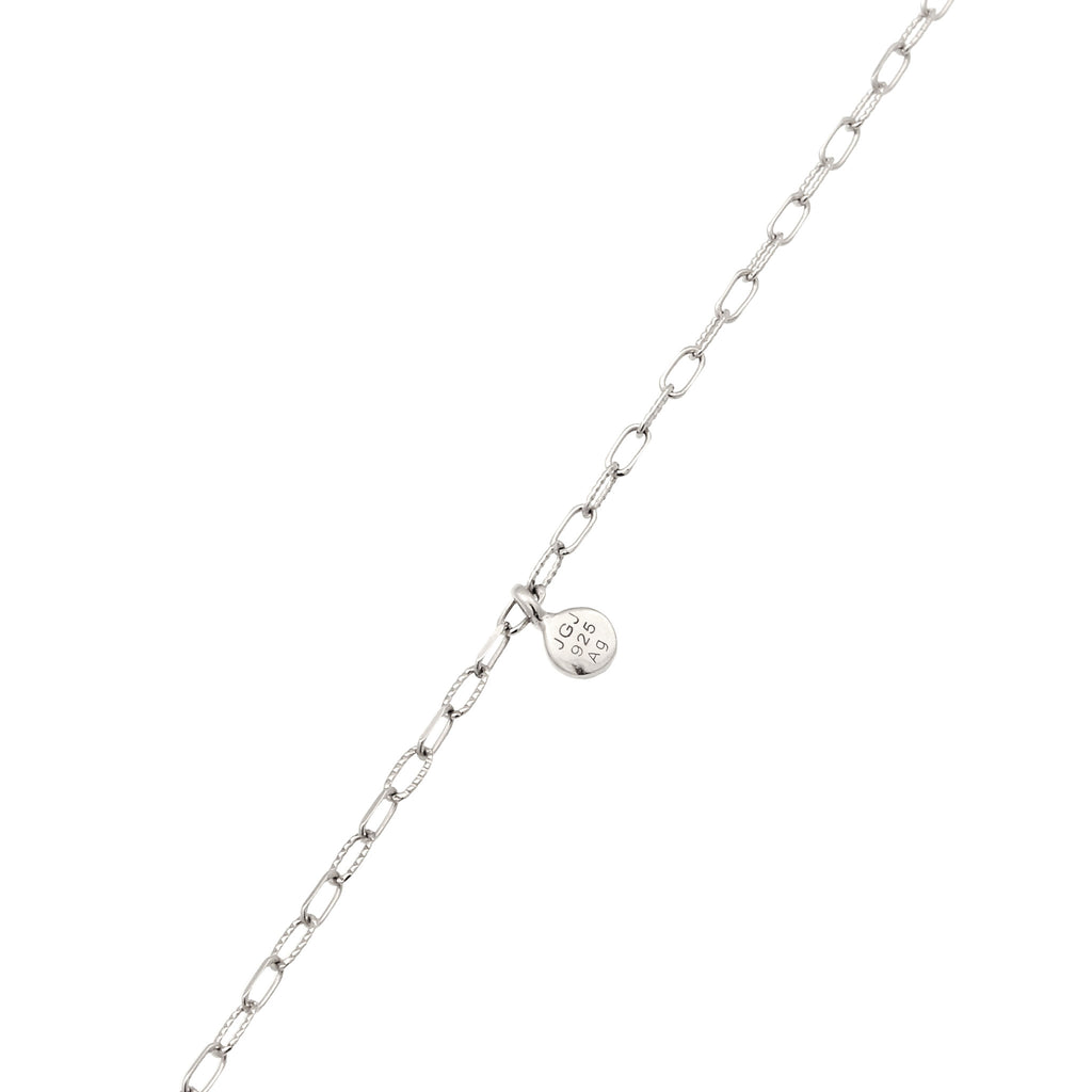 Silber - Elli | Halskette Herz | Emaille (Rot) | 925 Sterling Silber