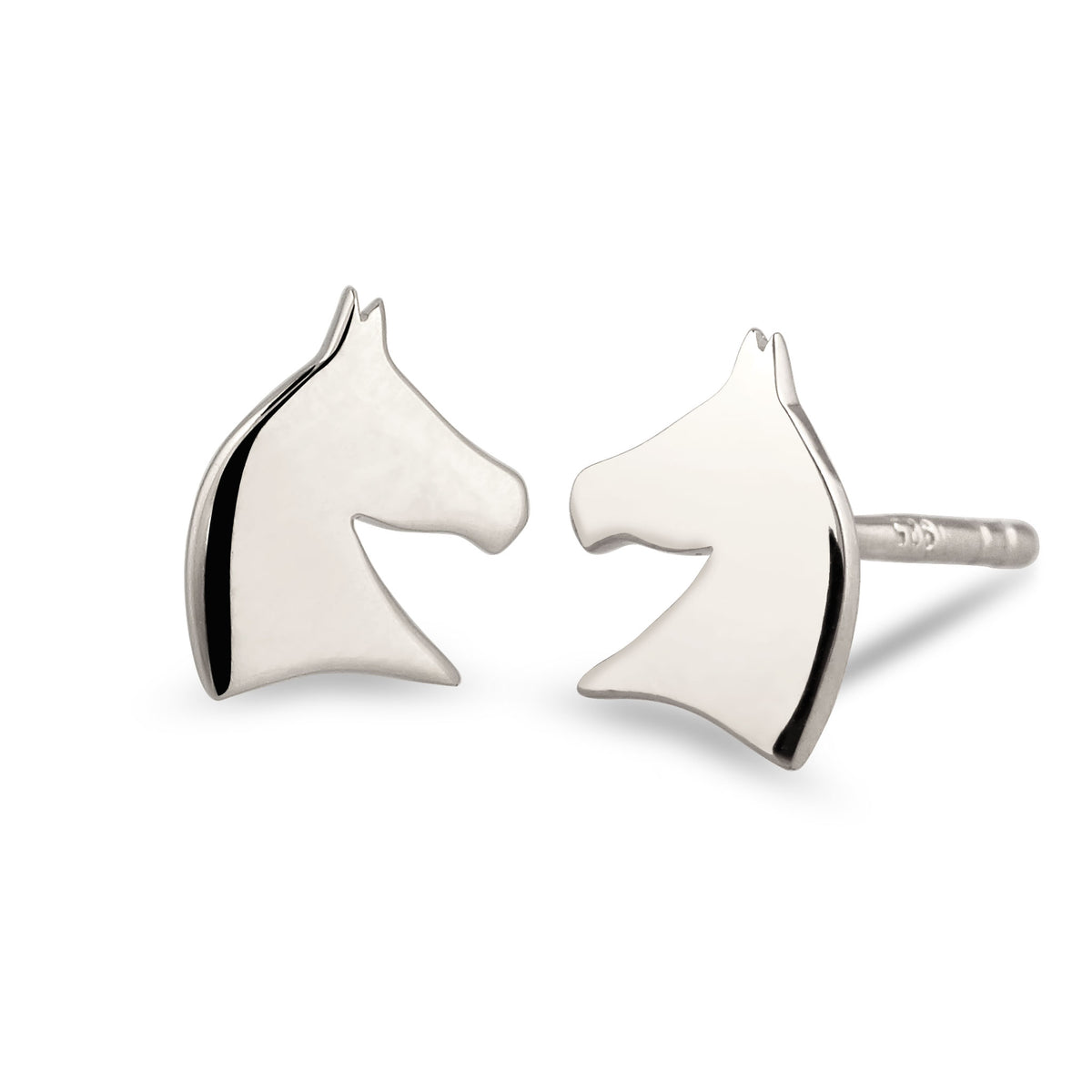 Silber - Elli | Ohrstecker Pferd | 925 Sterling Silber