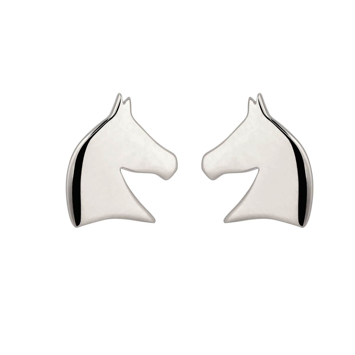 Silber - Elli | Ohrstecker Pferd | 925 Sterling Silber