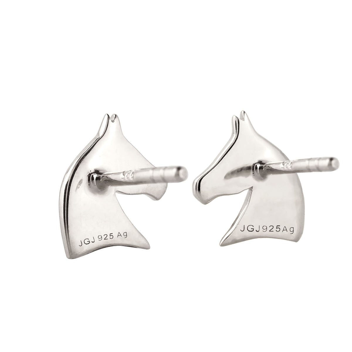 Silber - Elli | Ohrstecker Pferd | 925 Sterling Silber