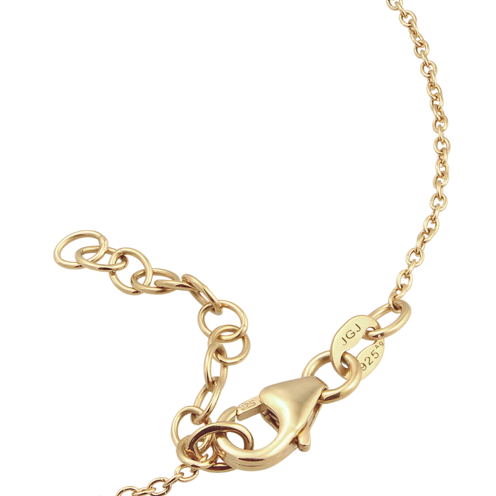 Gold - Elli | Armband | Mit Perlen von Swarovski® (Weiß) | 925 Sterling Silber vergoldet