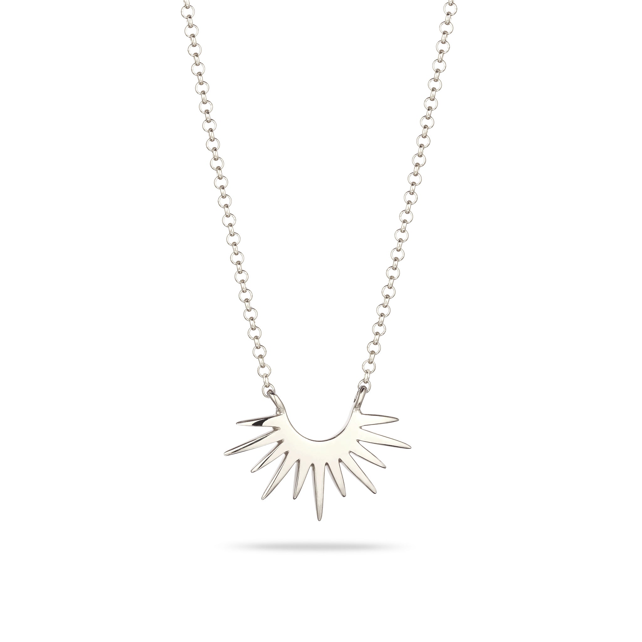 Silber - Elli | Halskette Sonne | 925 Sterling Silber