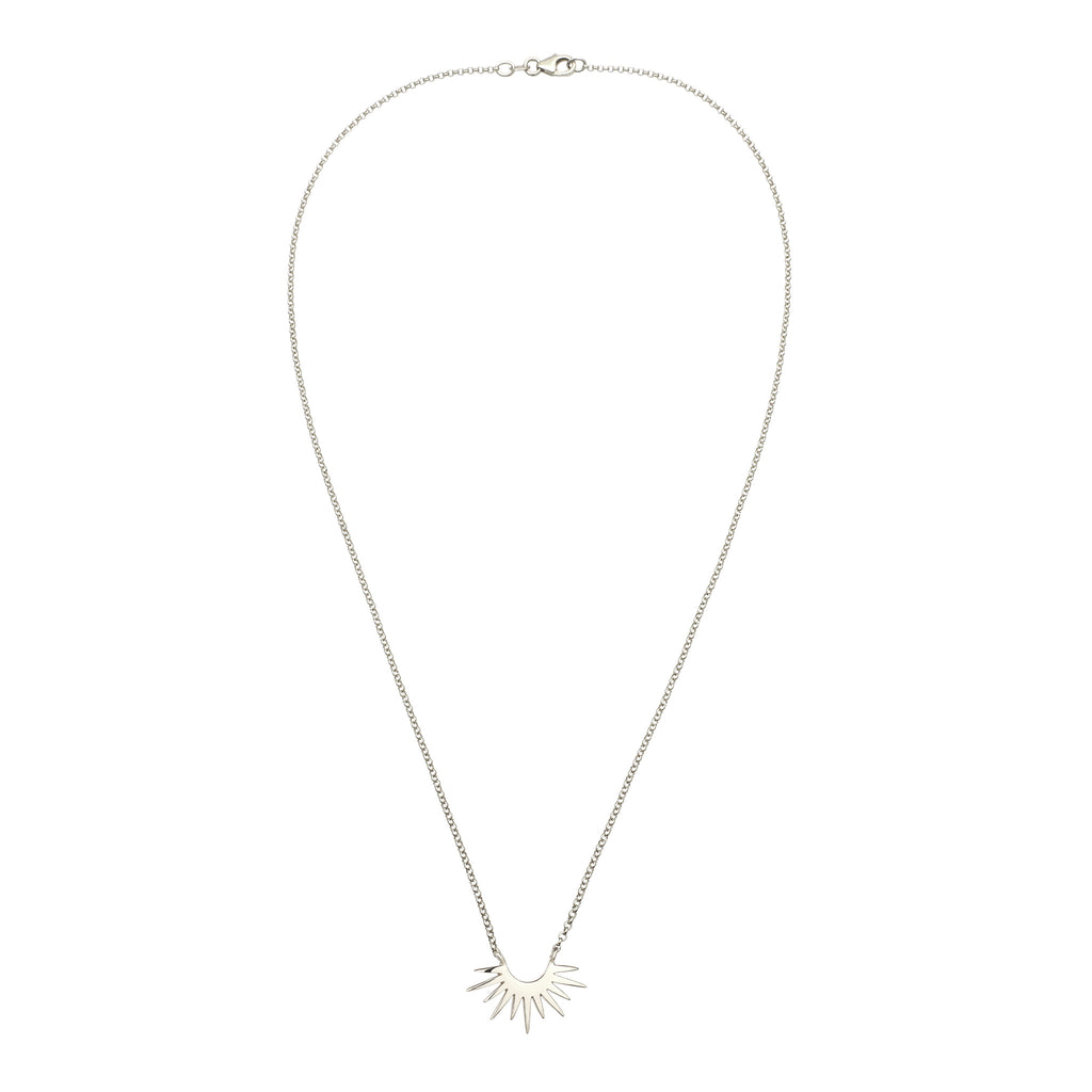 Silber - Elli | Halskette Sonne | 925 Sterling Silber