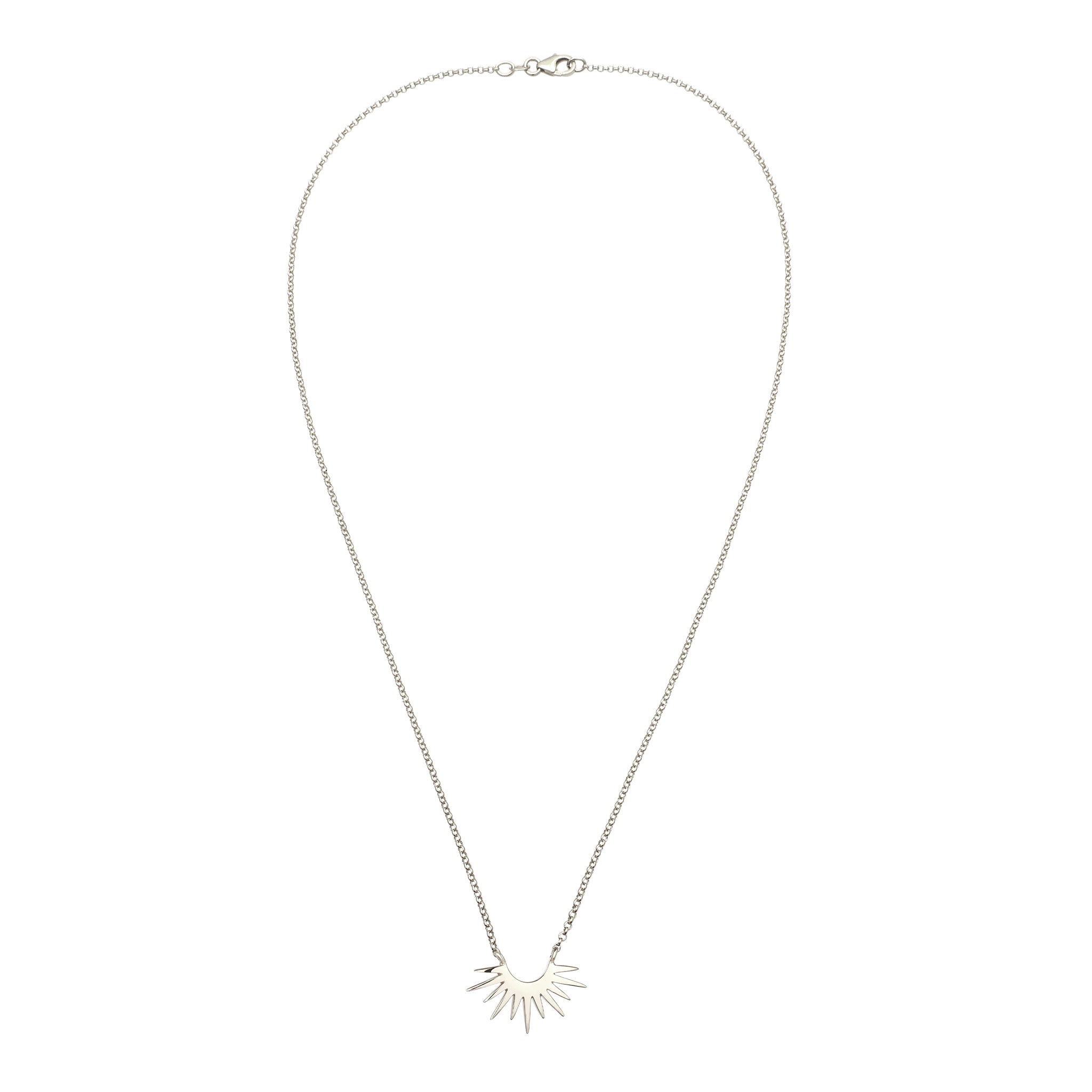 Silber - Elli | Halskette Sonne | 925 Sterling Silber