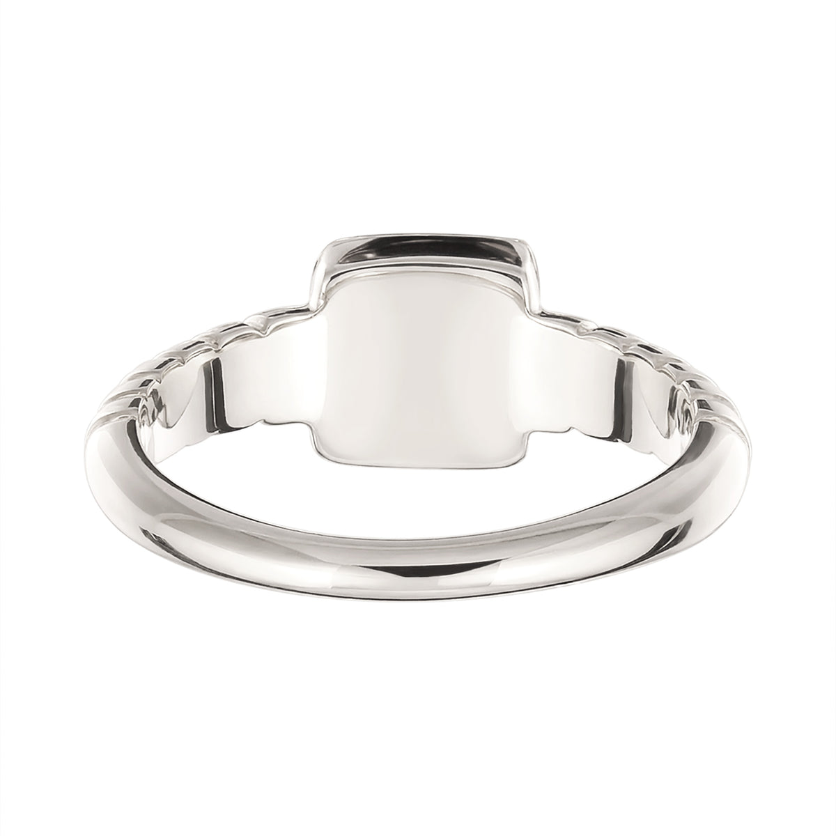 Silber - Elli | Solitär-Ring | Swarovski Kristalle (Weiß) | 925 Sterling Silber