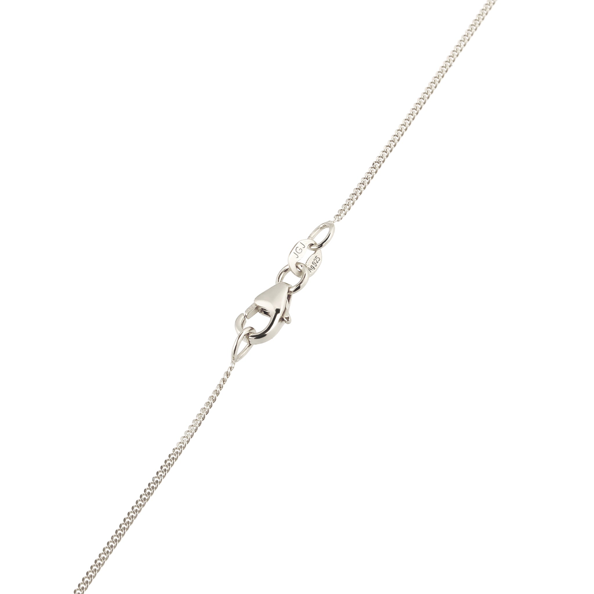 Silber - Elli | Y-Halskette Tropfen | Mit Kristall von Swarovski® (Weiß) | 925 Sterling Silber