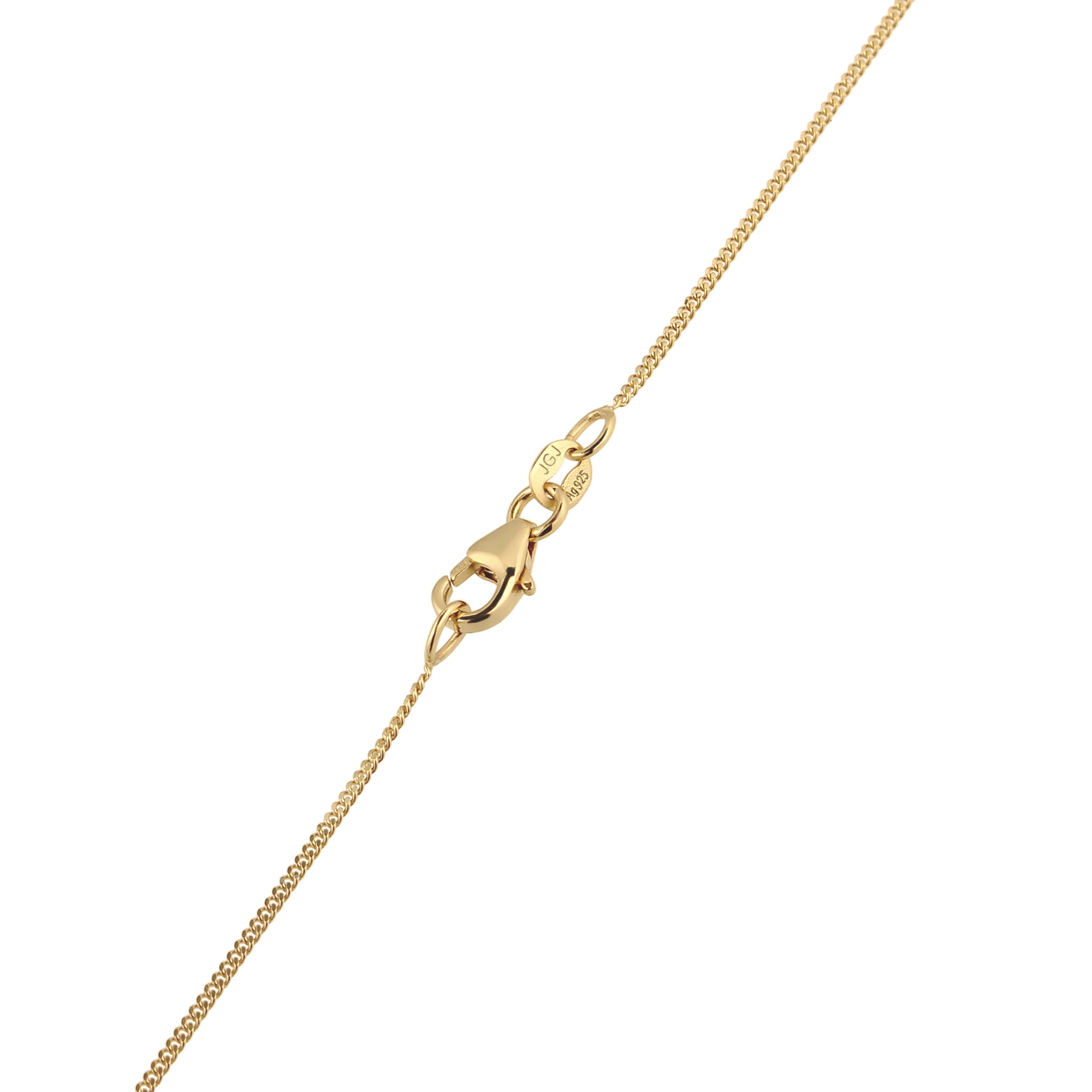 Gold - Elli | Y-Halskette Tropfen | Kristall von Swarovski® (Weiß) | 925 Sterling Silber vergoldet