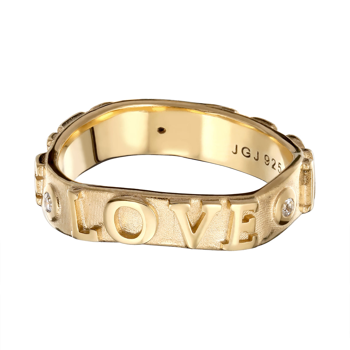 Gold - Elli | Ring mit Zirkonia  | MORE SELF LOVE | 925 Sterling Silber vergoldet