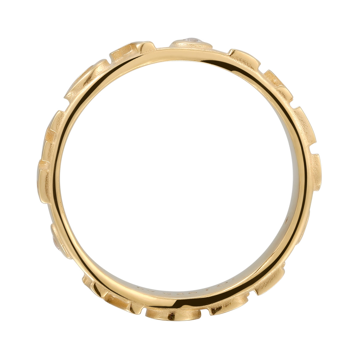 Gold - Elli | Ring mit Zirkonia  | MORE SELF LOVE | 925 Sterling Silber vergoldet