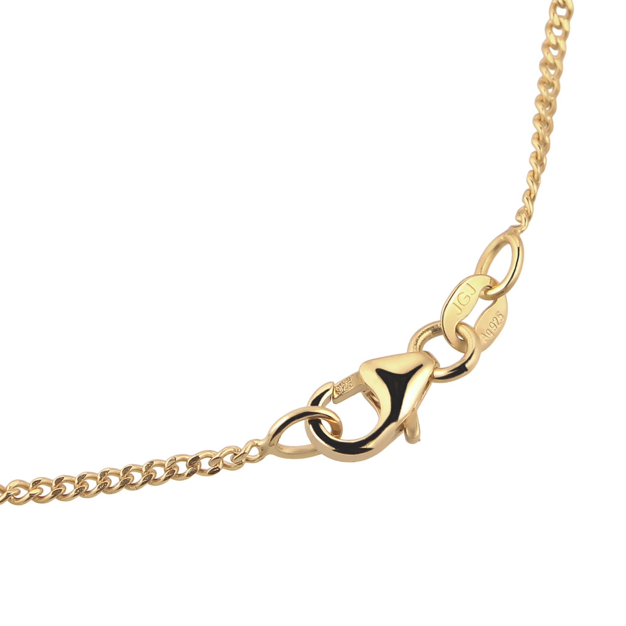 Gold - Elli | Armband Kleeblatt | Emaille (Gün) | 925 Sterling Silber vergoldet