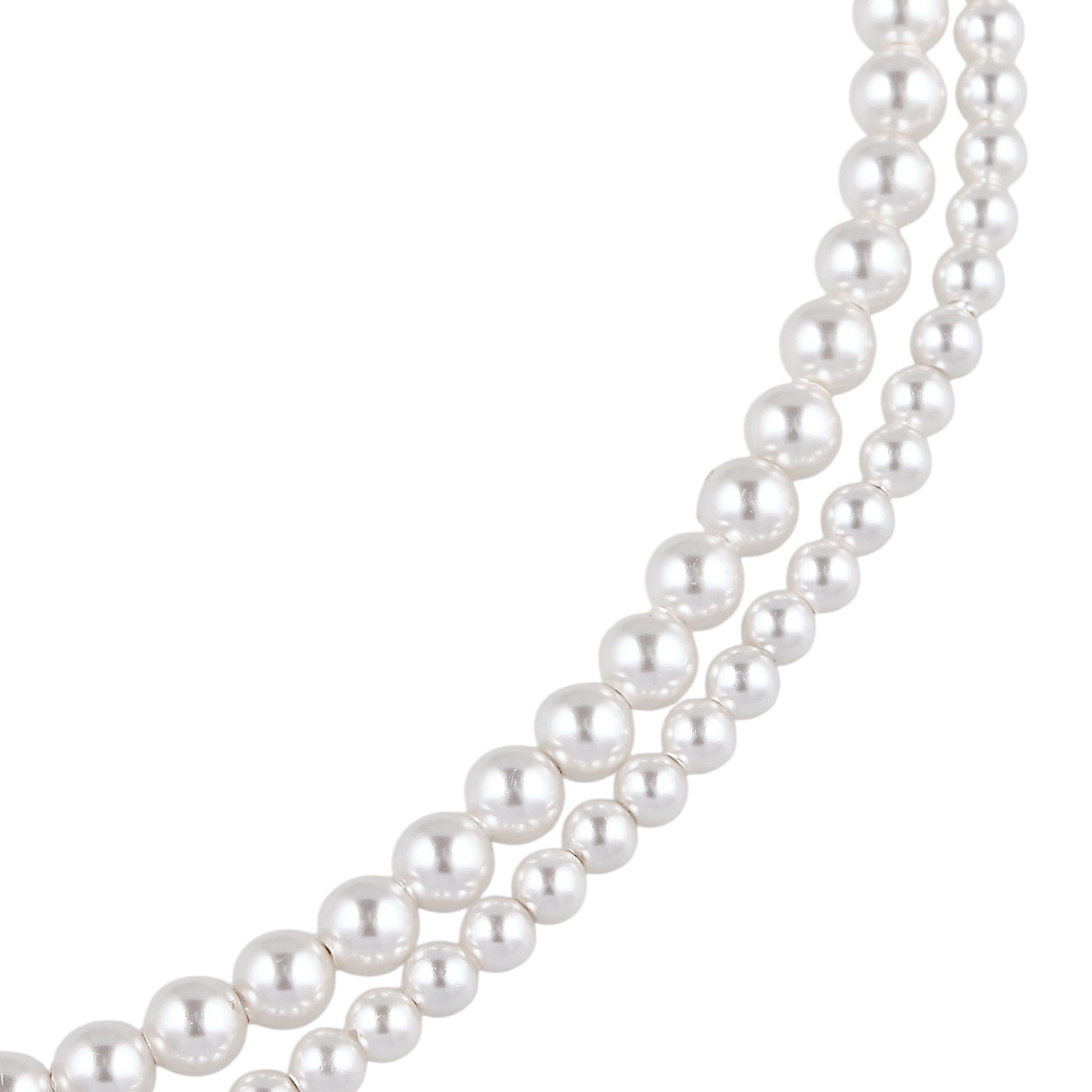 Gold - Elli | Armbandset | Mit Perlen von Swarovski® (Weiß) | 925 Sterling Silber vergoldet
