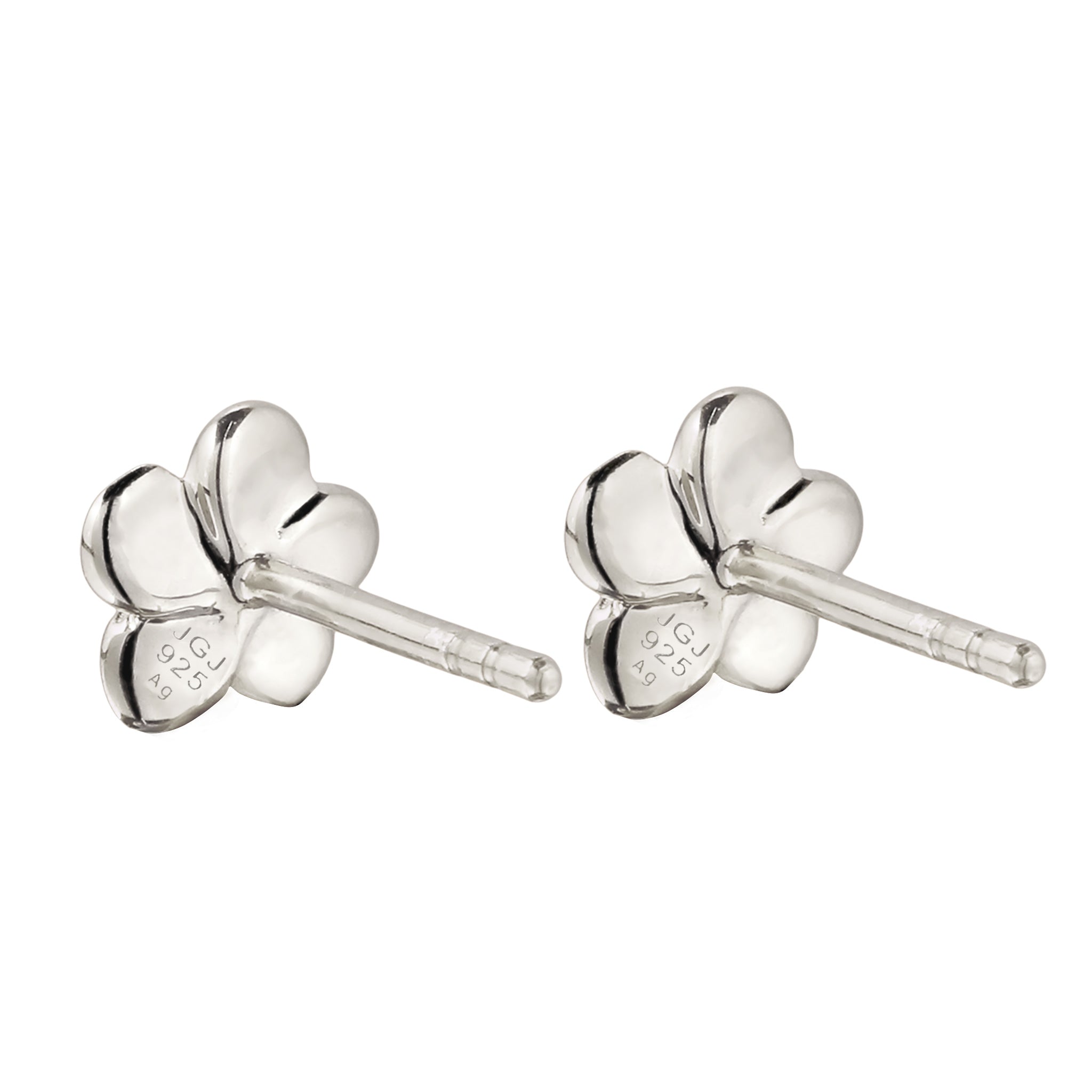 Silber - Elli | Ohrstecker Frangipani Blume | 925 Sterling Silber