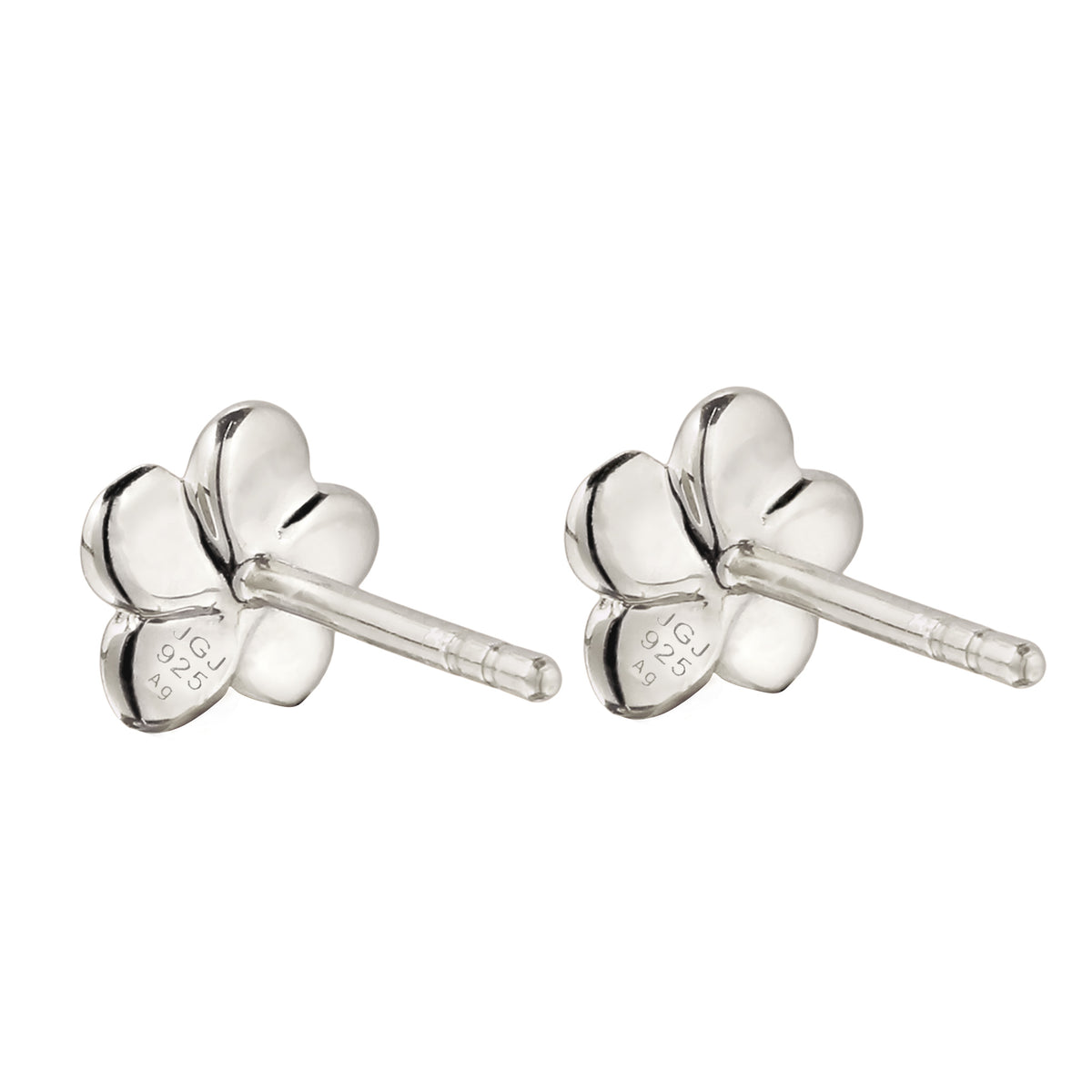 Silber - Elli | Ohrstecker Frangipani Blume | 925 Sterling Silber