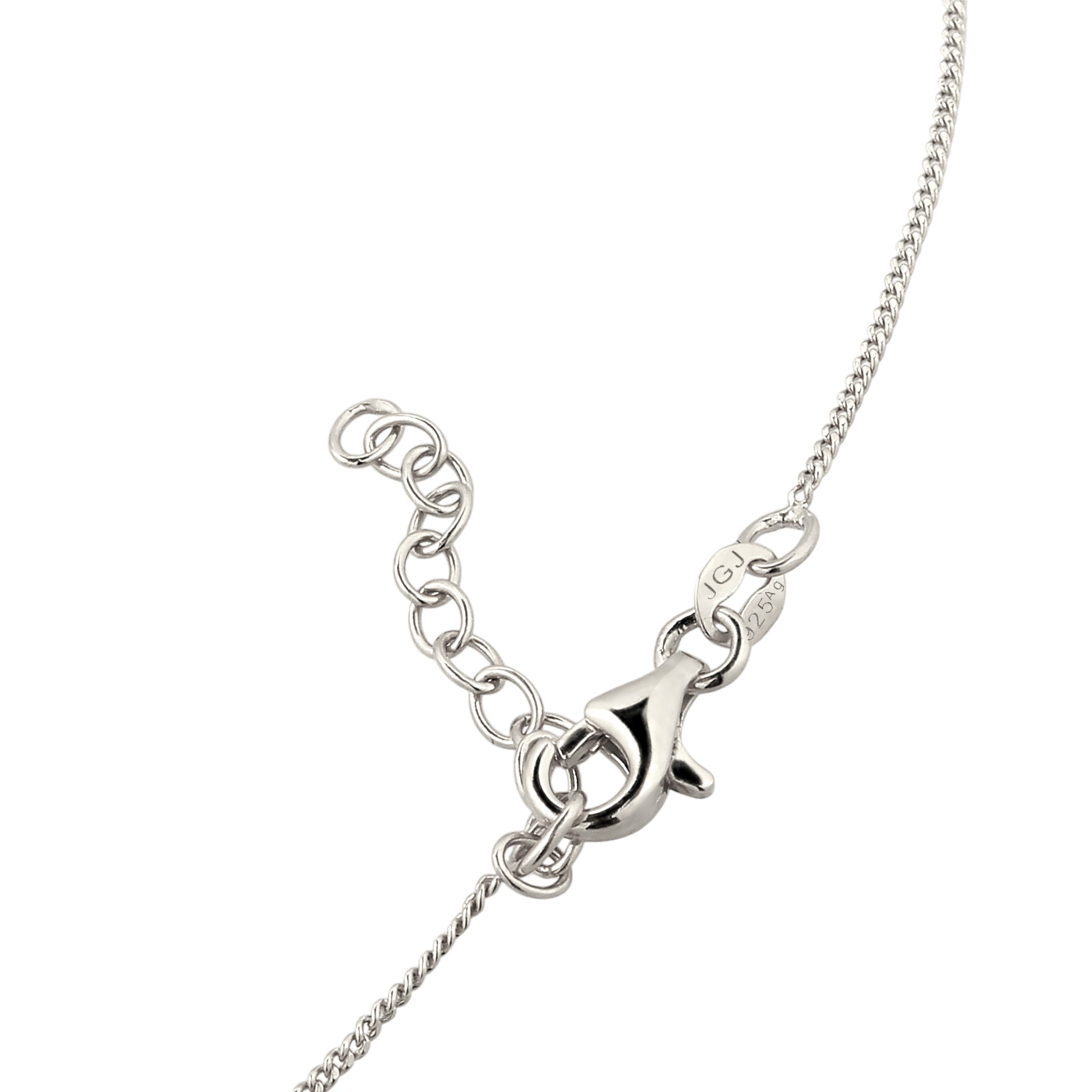 Silber - Elli | Fußkettchen Love | 925 Sterling Silber