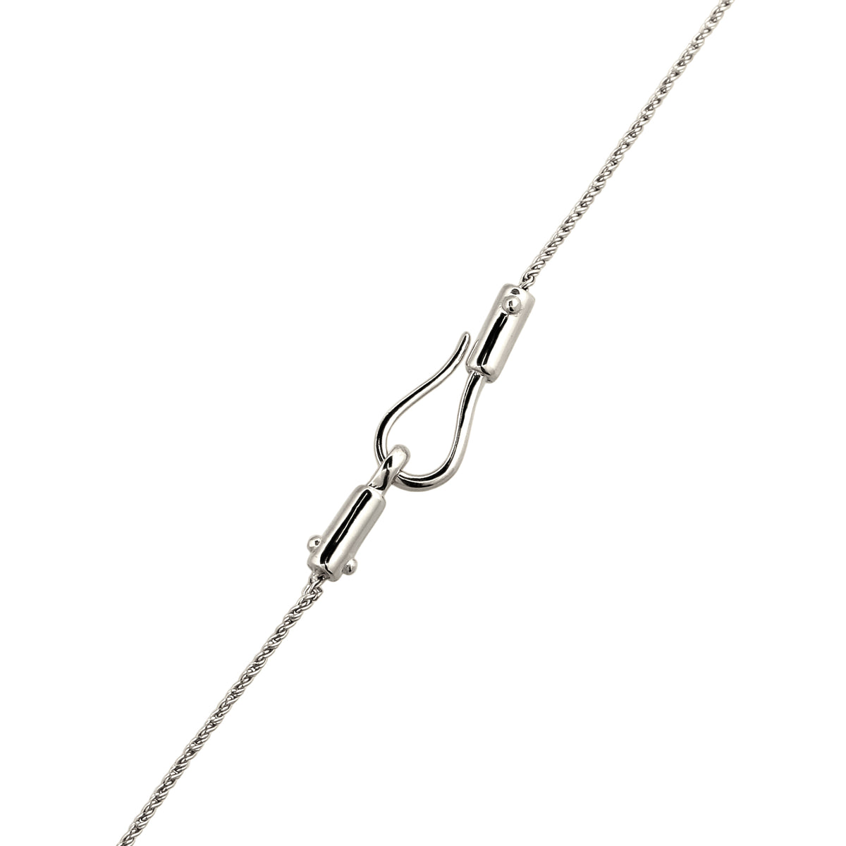 Silber - Elli PREMIUM | S-förmiger Hakenverschluss 925 Sterling Silber