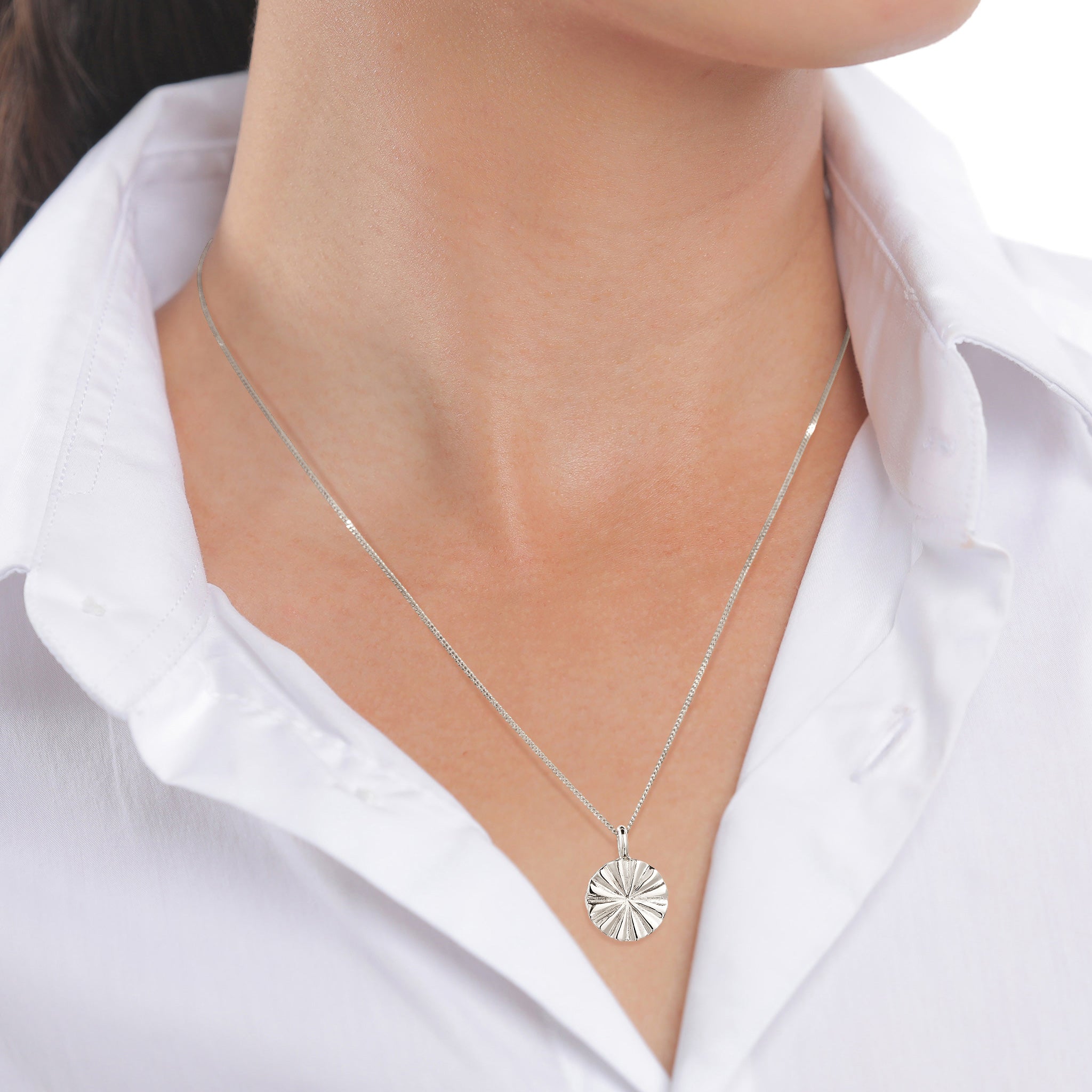 Silber - Elli | Anhänger Sonne 925 Sterling Silber