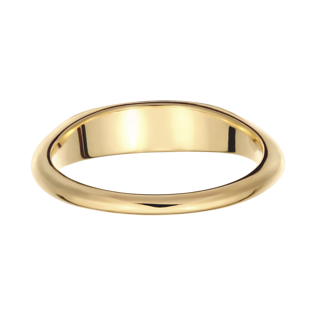 Gold - Elli | Siegelring Sun |  925 Sterling Silbervergoldet
