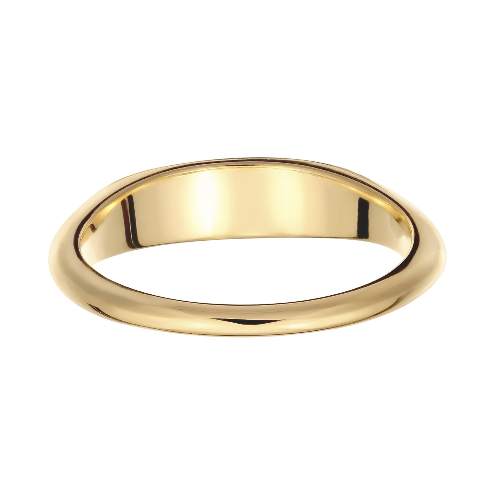 Gold - Elli | Siegelring Sun |  925 Sterling Silbervergoldet
