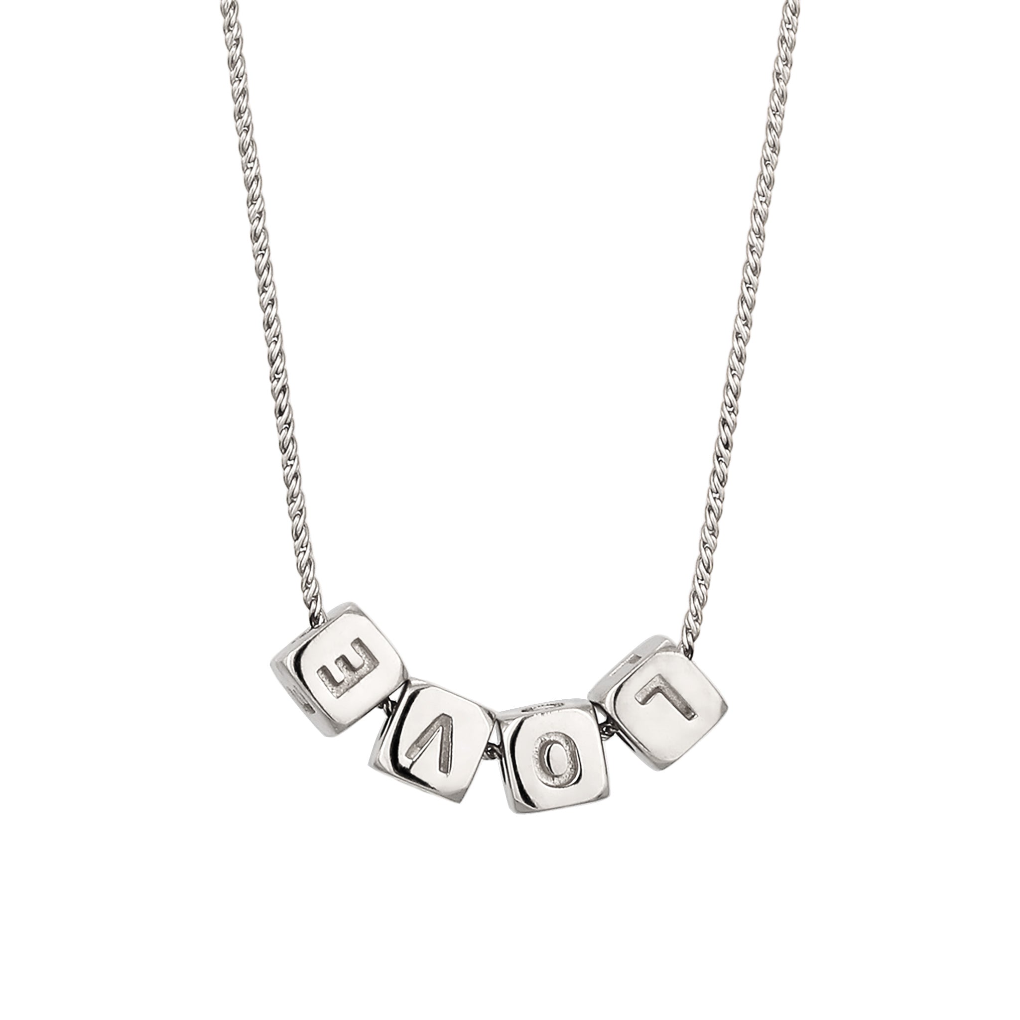 Silber - Elli | Buchstaben Love | 925 Sterling Silber