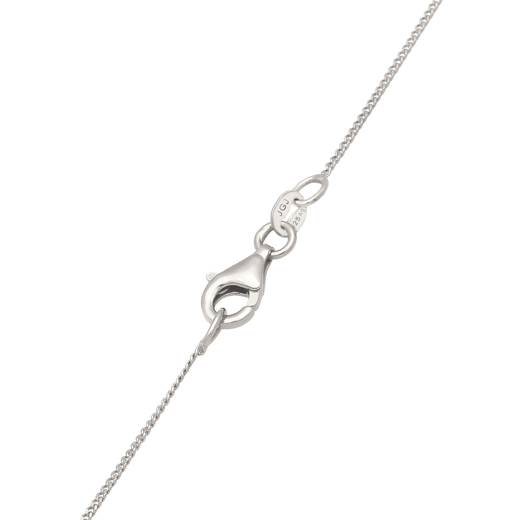 Silber - Elli | Halskette Melted Buchstabe A | 925 Sterling Silber