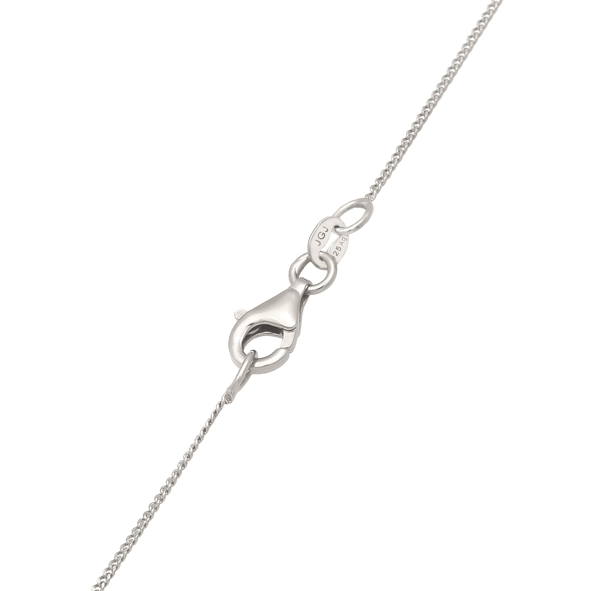 Silber - Elli | Halskette Melted Buchstabe A | 925 Sterling Silber