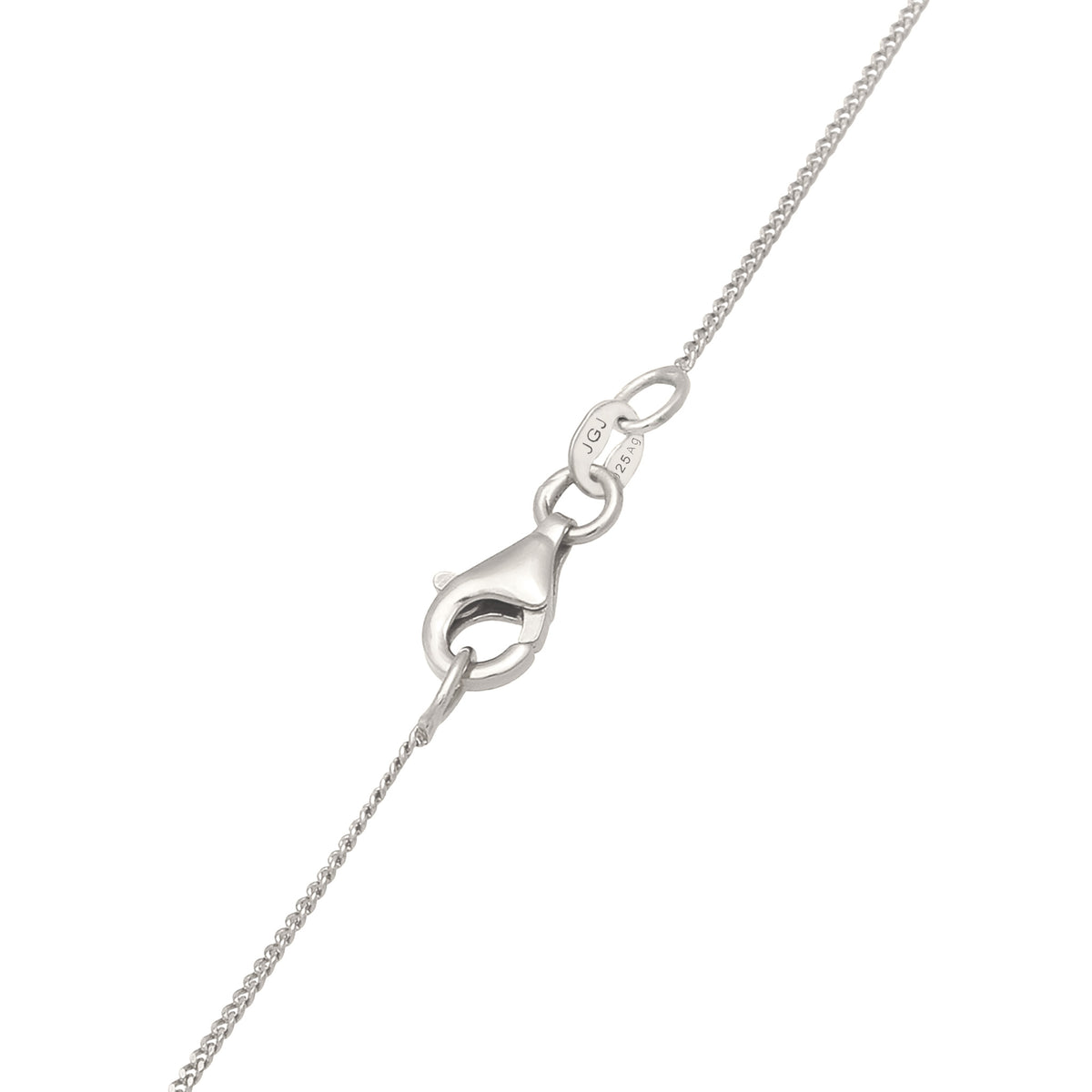 Silber - Elli | Halskette Melted Buchstabe A | 925 Sterling Silber