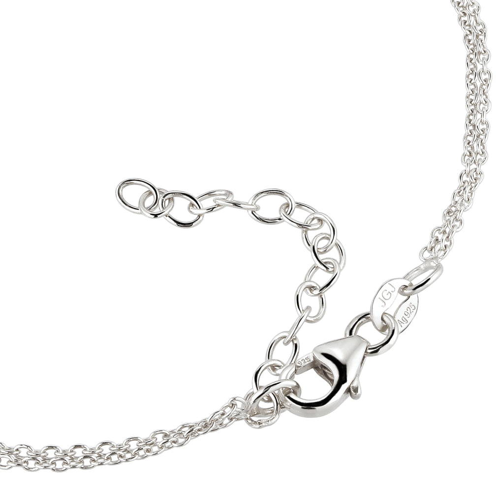 Silber - Elli | Armband Sonne | Aventurin (Braun) | 925 Sterling Silber