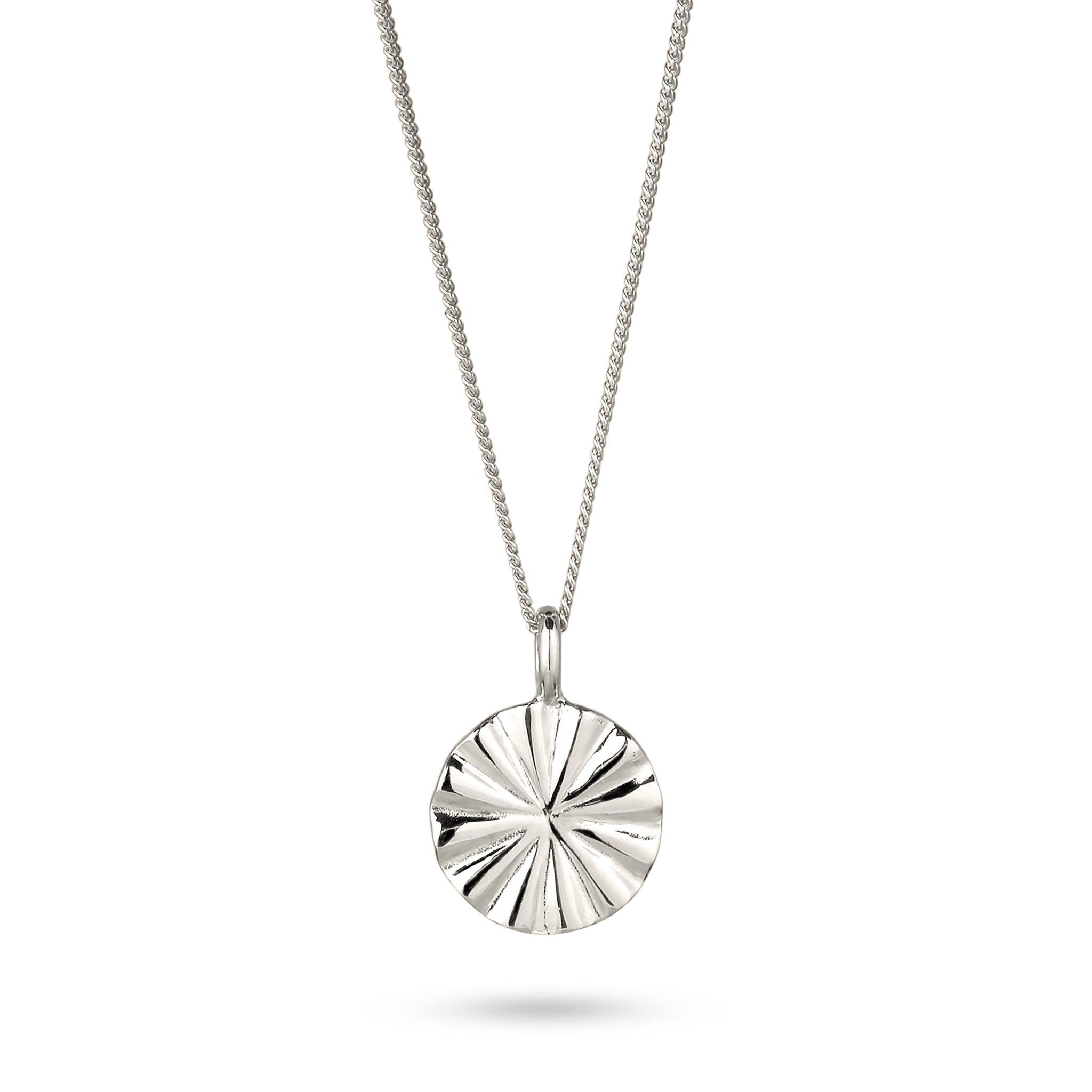 Silber - Elli | Halskette Symbol Sonne | 925 Sterling Silber