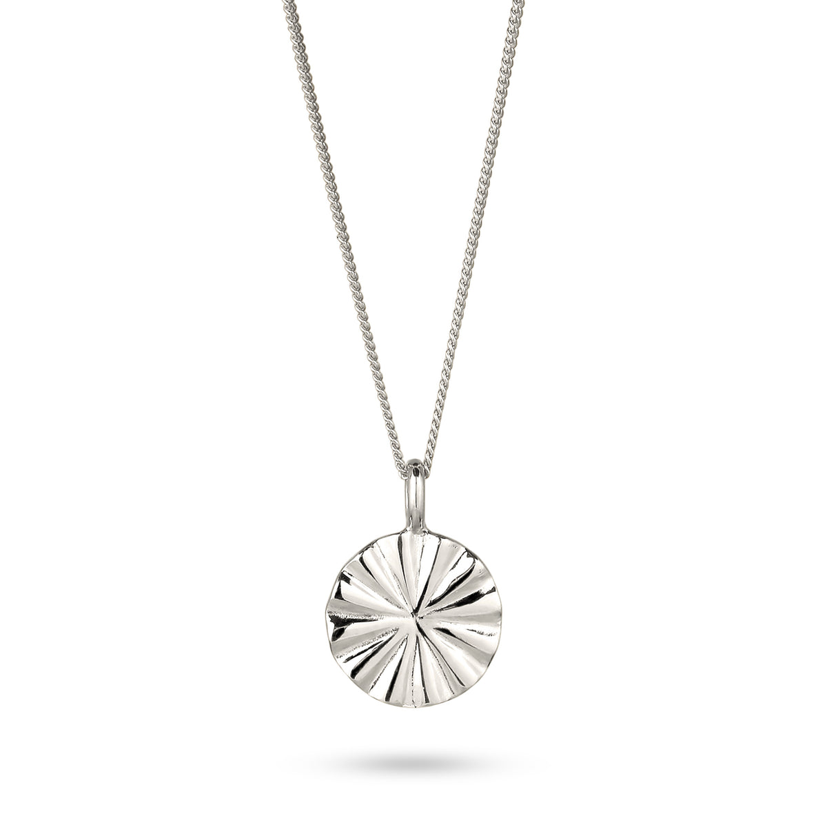 Silber - Elli | Halskette Symbol Sonne | 925 Sterling Silber