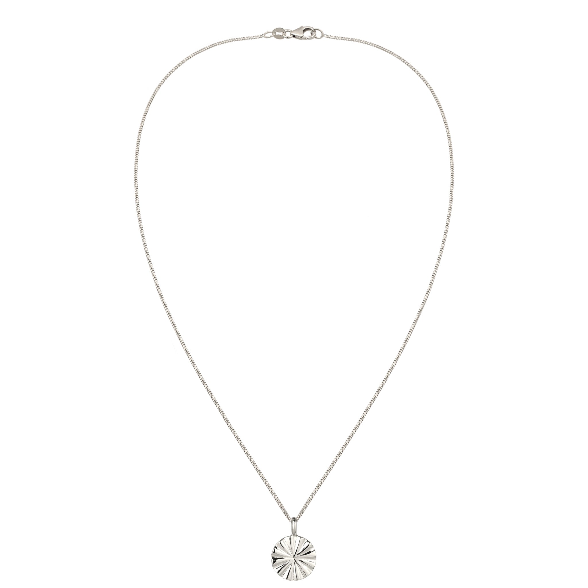 Silber - Elli | Halskette Symbol Sonne | 925 Sterling Silber