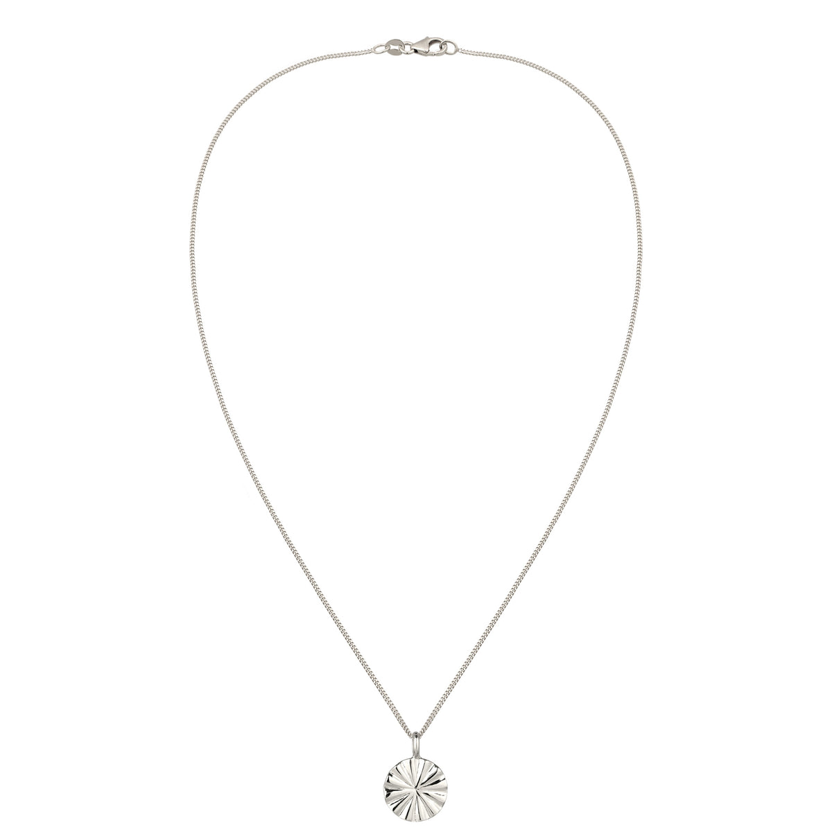 Silber - Elli | Halskette Symbol Sonne | 925 Sterling Silber