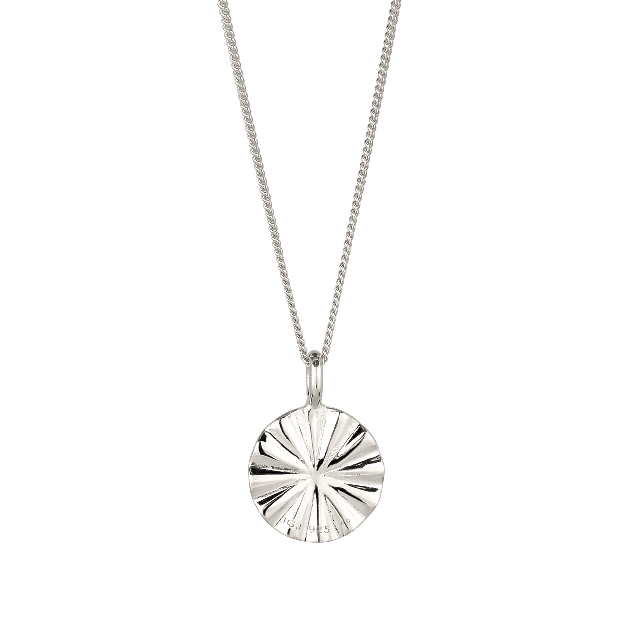 Silber - Elli | Halskette Symbol Sonne | 925 Sterling Silber