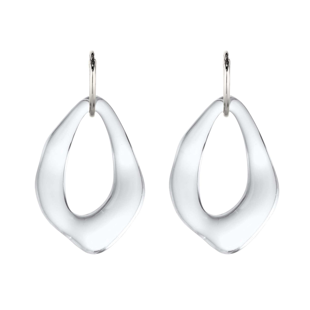 Silber - Elli | Creolen | Resin | 925 Sterling Silber