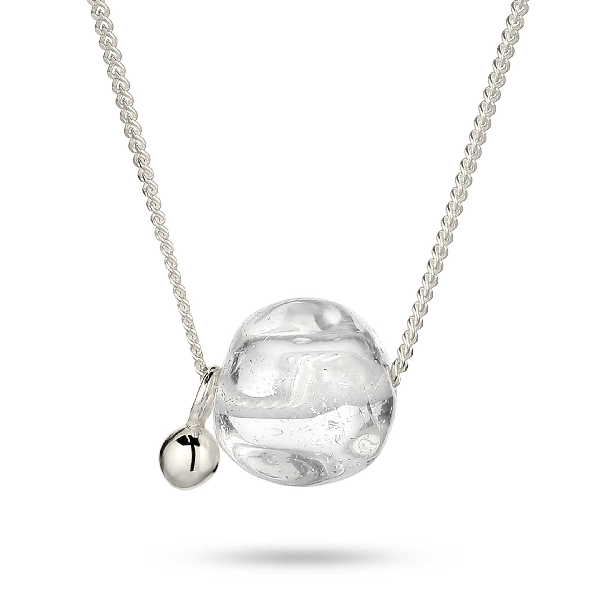 Silber - Elli | Halskette | Rock Crystal (Transparent) | 925 Sterling Silber