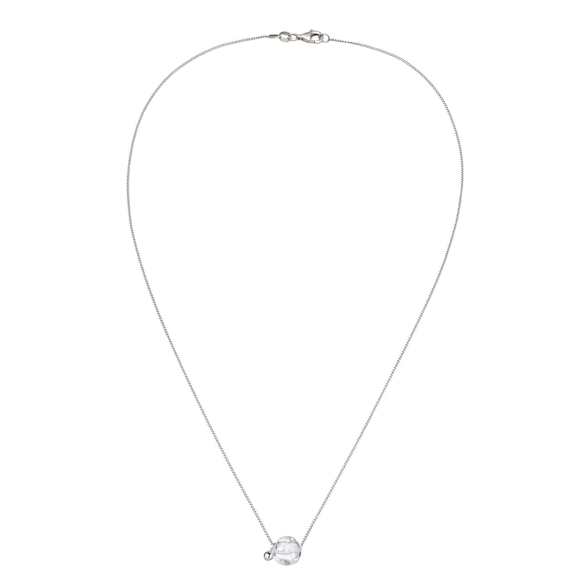 Silber - Elli | Halskette | Rock Crystal (Transparent) | 925 Sterling Silber