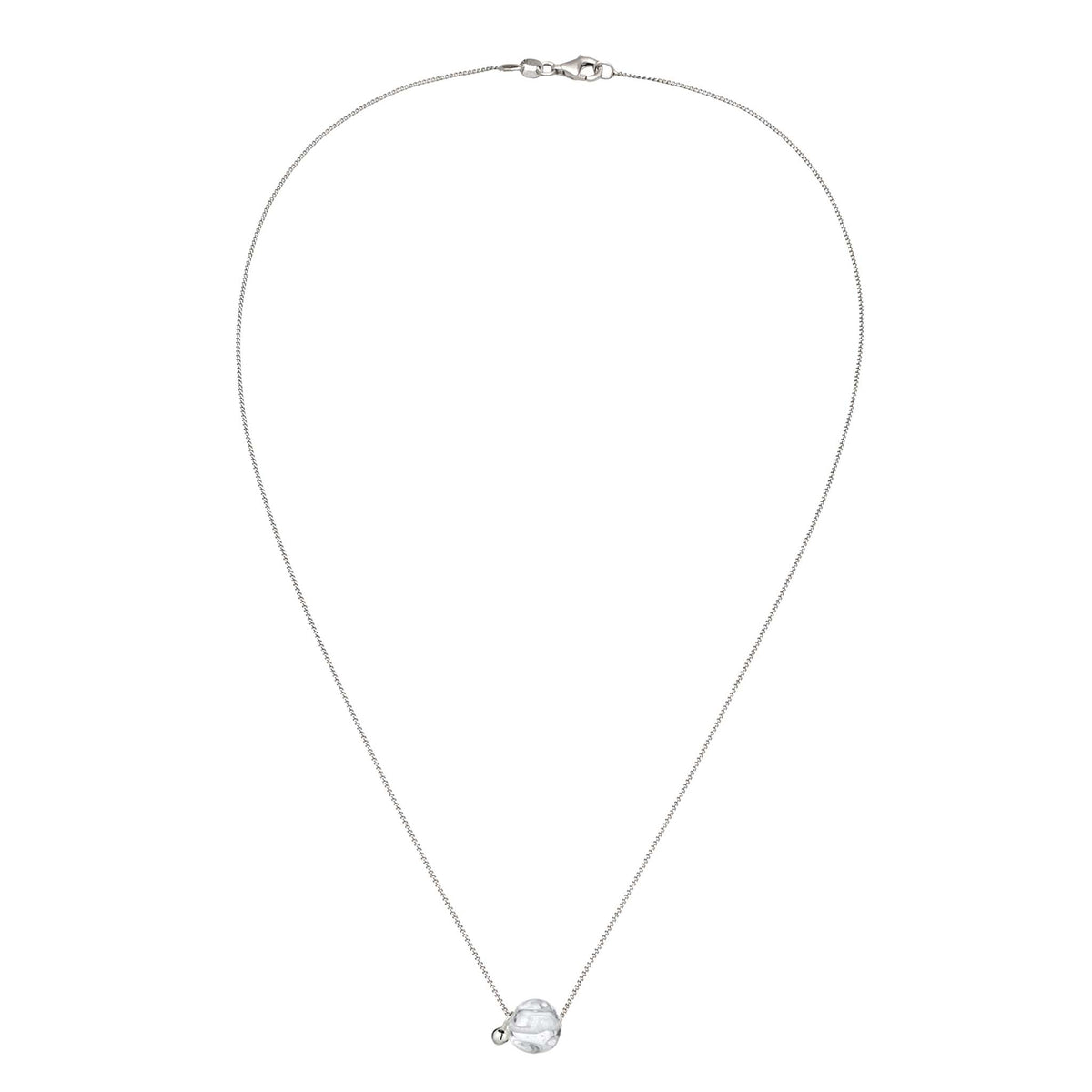 Silber - Elli | Halskette | Rock Crystal (Transparent) | 925 Sterling Silber