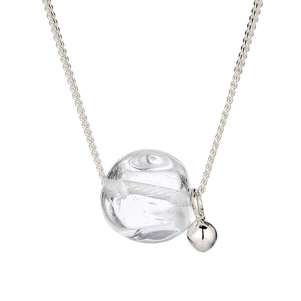 Silber - Elli | Halskette | Rock Crystal (Transparent) | 925 Sterling Silber