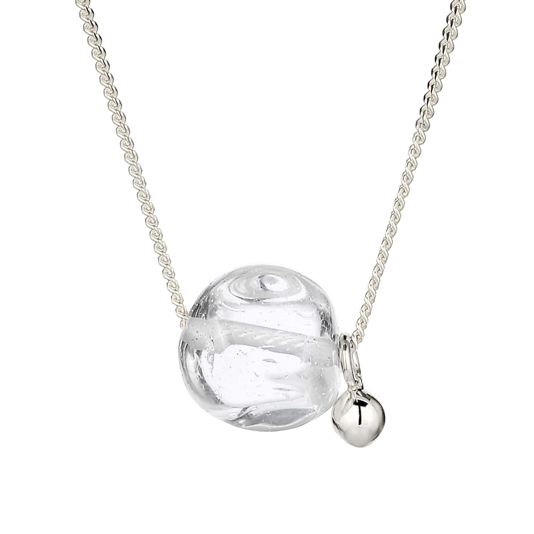 Silber - Elli | Halskette | Rock Crystal (Transparent) | 925 Sterling Silber